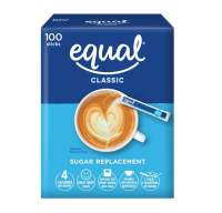 Equal Classic  [1 กล่อง] อิควล คลาสสิค ผลิตภัณฑ์ให้ความหวานแทนน้ำตาล 0 แคลอรี, เบาหวานทานได้