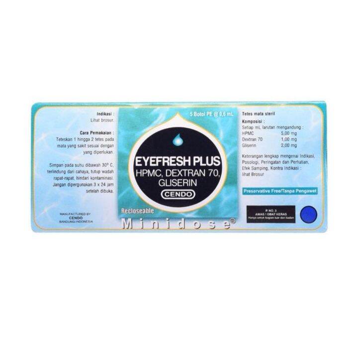 Cendo Eyefresh Plus Minidose Tetes Mata Lazada Indonesia