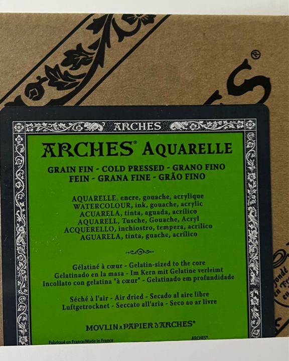 Arches Roll 300gsm Cold Pressed 44-1/2` x 10yds Natural White