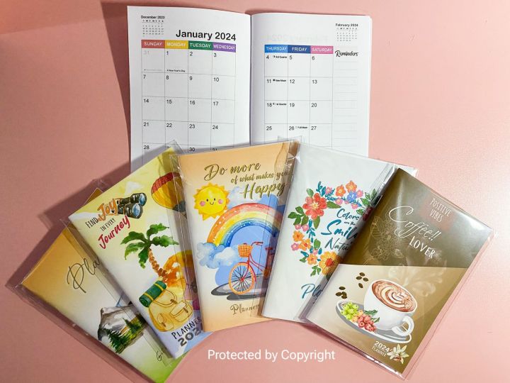 2024 Planner Calendar with Holiday, Lunar Dates and Ipon Challenge