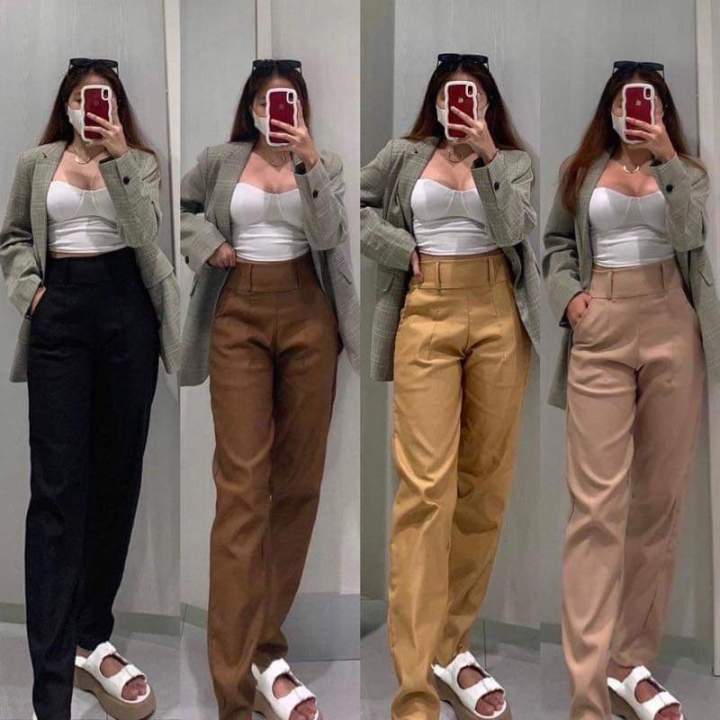 Taslan CEO Trouser Garterize Back Pants | Lazada PH