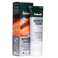 Collonil Water stop cream 75 ml.  โคโรนิล วอเตอร์สต็อปครีมแบบไม่มีสี ช่วยทำความสะอาดและเตรียมพร้อมก่อนการปกป้อง สามารถใช้ได้กับหนังเรียบทุกสี