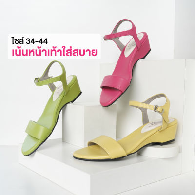 ZAABSHOES รุ่น WIN ส้น1.5 นิ้ว ไซส์ 34-44 รองเท้าผู้หญิง รองเท้าผญทำงาน รองเท้าผญ แตะ เน้นสบายหน้าเท้ากว้าง ใส่สบาย ไม่บีบหน้าเท้า พื้นไม่ลื่น