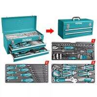 TOTAL ชุดเครื่องมือช่าง 97 ชิ้น รุ่น THPTCS70971
พร้อมกล่องเก็บเครื่องมือ 97 pcs Tool Chest Set