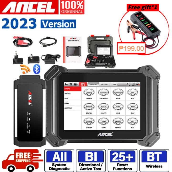 ANCEL V6 Pro+/V6 OBD2 Scanner Diagnostic Tool Bluetooth Automotive  Bidirectional Scan Tool Full Systems Car Code Reader with 25+ Service ABS  Bleed/Key Programmer/EPB/DPF/Battery/TPMS 2023 Newest |