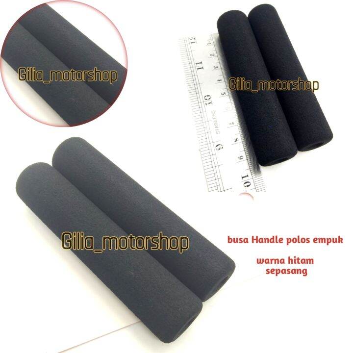 Busa polos Handle Sarung Handle rem polos Empuk Hitam Universal bisa di