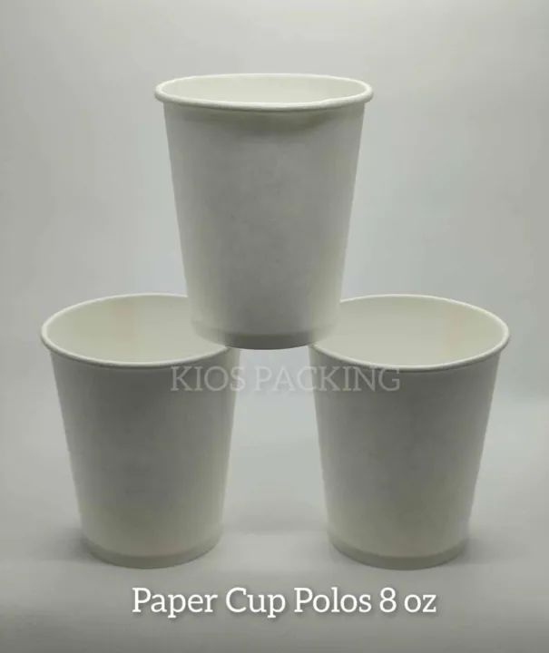 Paper Cup 8oz Gelas Kertas Putih Polos 8 Oz 50pcs Lazada Indonesia 5840