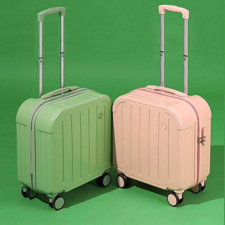 New 18 Inch Carrier Lady's Carryon Travel Suitcase With Wheels Small