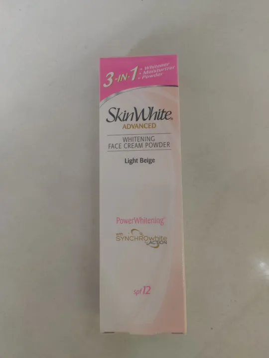 Skinwhite Advance Whitening Face Cream Powder Light Beige Spf12 20g Lazada Ph