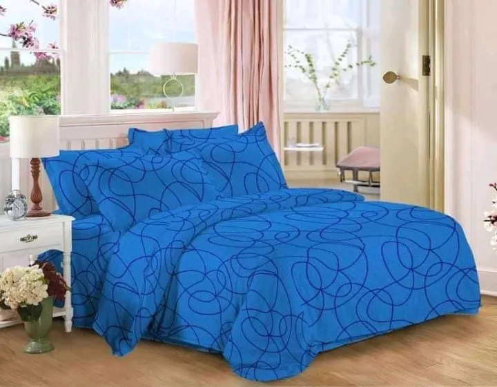 3in1 Canadian cotton bedsheet w/2pillow case Lazada PH