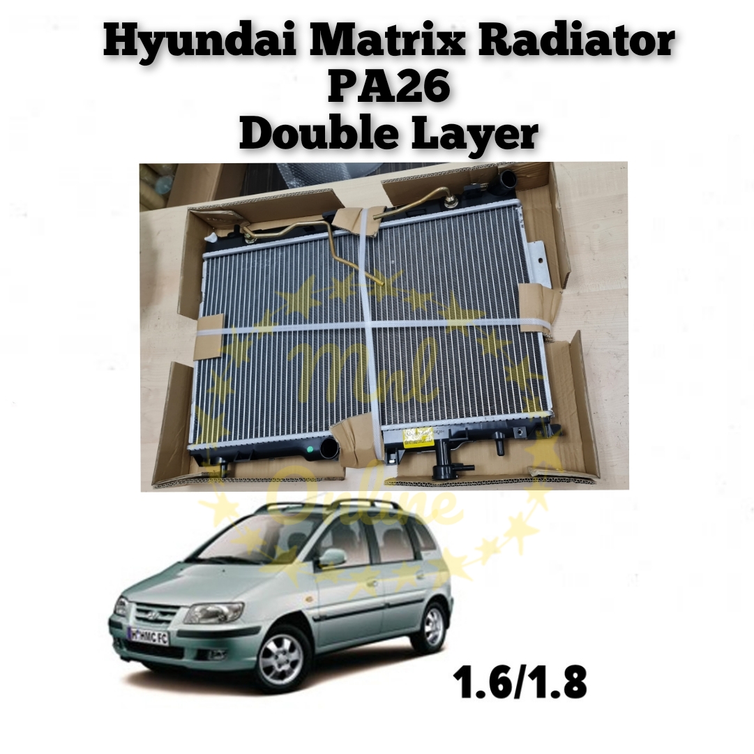 FC PA16 AT Am Worldwide complete radiator for  Hyundai Matrix