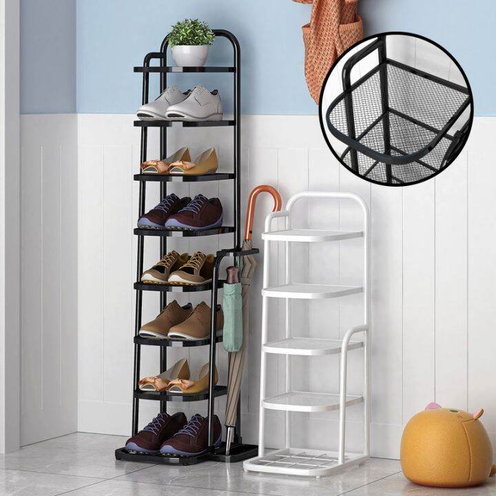 BOSSKU Stainless Steel Shoe Rack Multilayer Antirust Iron Mesh