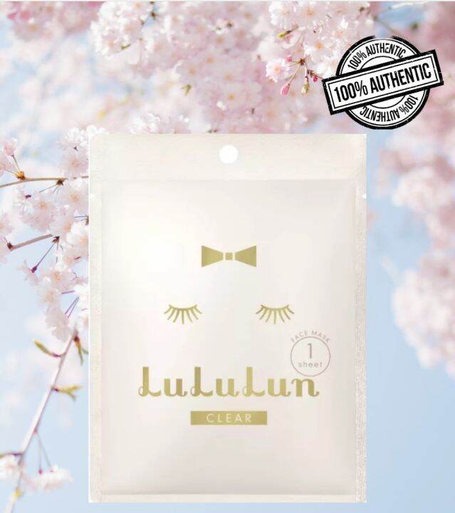 Lululun Clear Mask ( 1 Sheets) From Japan | Lazada