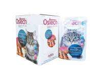 Ostech อาหารเปียก. ทูน่าหน้าซีฟู้ส ในเยลลี่70gX12ซอง