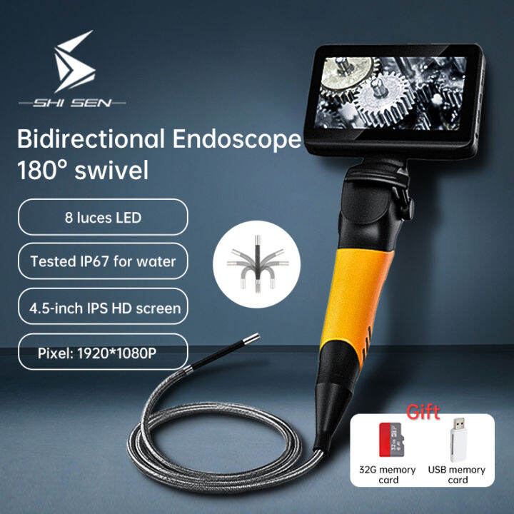 SHISEN Industrial Pipeline Articulated Endoscope 46mm Borescope