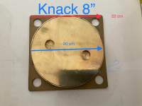 ฝาส้วมทองเหลือง Knack แบบหนา 8” ฝาเปิดปิดแบบเกลียว