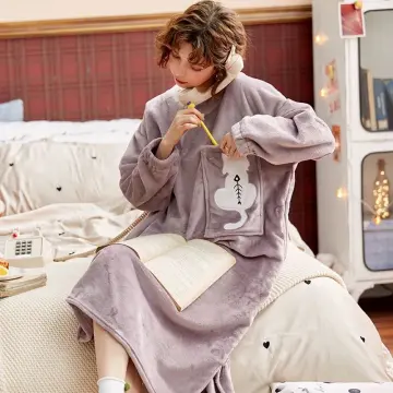 Korean discount fleece pajamas