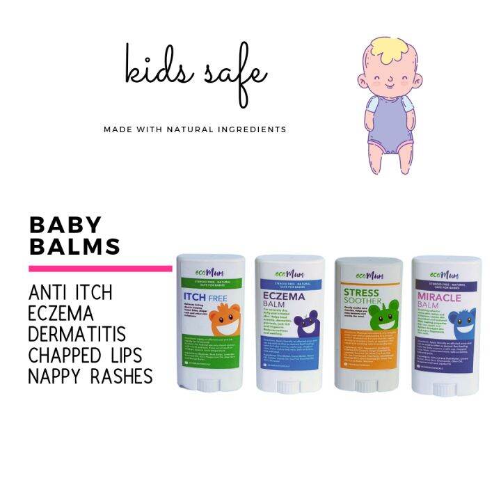 BALM for Eczema, Dermatitis, Psoriasis, Diaper Rash, Chapped