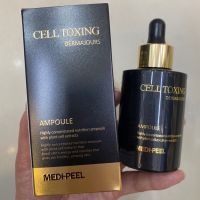 Medi Peel Cell Toxing Dermajours Ampoule 100 ml. ช่วยคลายผิวยับย่น กระตุ้นการสร้างเซลล์ใหม่ เพิ่มความยืดยุ่นและคอลลาเจนให้ผิวดูไบร์สดใส