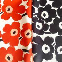 Diy15 ผ้าสะท้อนน้ำ DIY เนื้อหนาเกรดคุณภาพ size 35cmx45cm/ชิ้น Marimekko