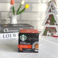 STARBUCKS® ESPRESSO COLOMBIA กาแฟแคปซูลสำหรับเครื่องชงกาแฟ Dolce Gusto 1กล่อง มี 12แคปซูล