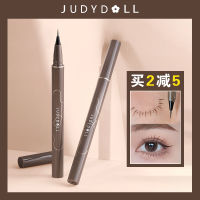 Judydoll ปากกาอายไลเนอร์แบบละเอียดมากแบบใหม่สีส้ม04กันน้ำไม่เลอะลงไปที่ขนตา juduo