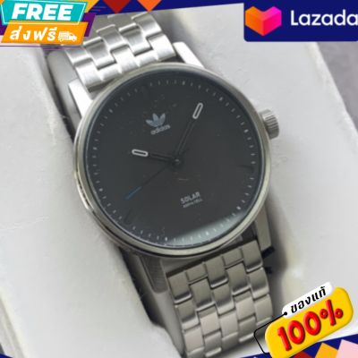 นาฬิกาข้อมือ Adidas Unisex Analogue Solar Quartz Movement Watch with Stainless Steel Strap รหัส ADZ24625-00
-ขนาดหน้าปัด : 39 มม.