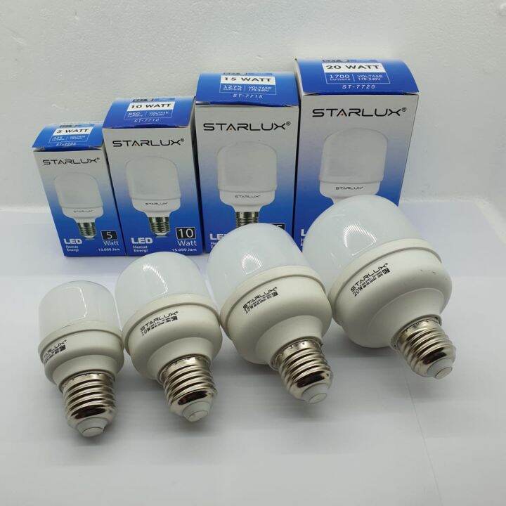 Lampu Led Tabung Starlux Led Capsule Starlux Sni Cahaya Putih Lazada