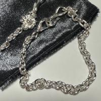 Substore.th/with out daisy bracelet/ข้อมือโซ่ ไม่มีดอกไม้/ silver 925/handmade