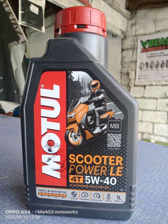 Motul Scooter Power Le T W Synthetic Liter Lazada Ph