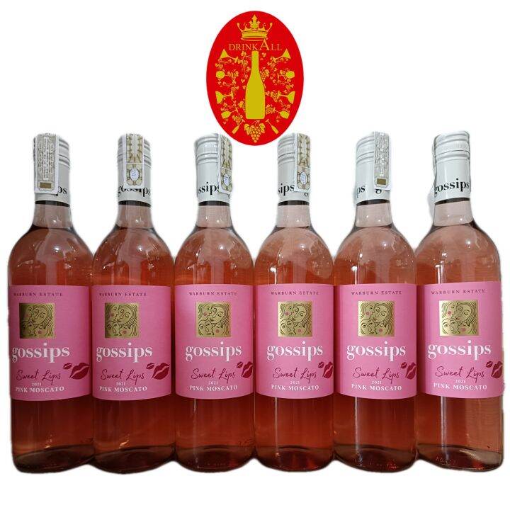 Gossips Sweet Lips Pink Moscato 750ml (Australia) 6 bottles Lazada PH