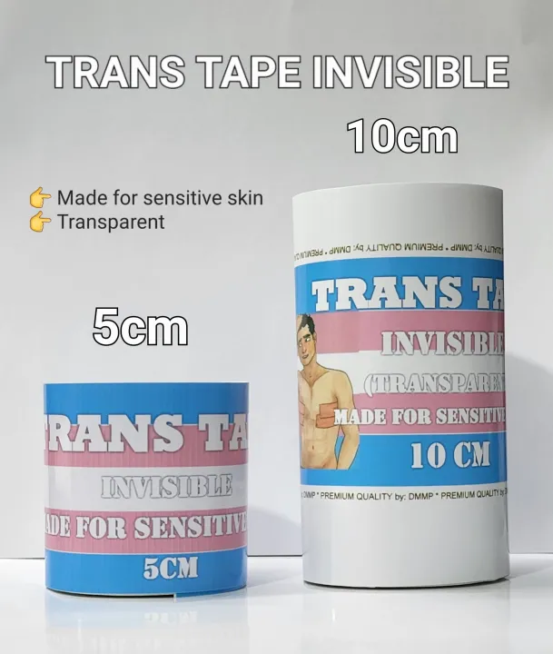 Trans Tape INVISIBLE TRANSPARENT for sensitive skin 5cm KT Tape