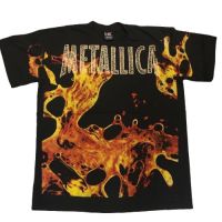 เสื้อยืดวง OVP โอเวอร์ปริ้น METALLICA LAVA 90’ Size’ L / XL โปรดสอบถามไซร้ด้วยน่ะครับ ผ้าฟอกเก่า