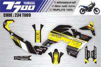 Sticker Yamaha T700 รหัส 234 T009