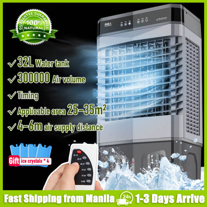 Air Conditioning Fan With Remote Control 32L Air Cooler Portable Aircon