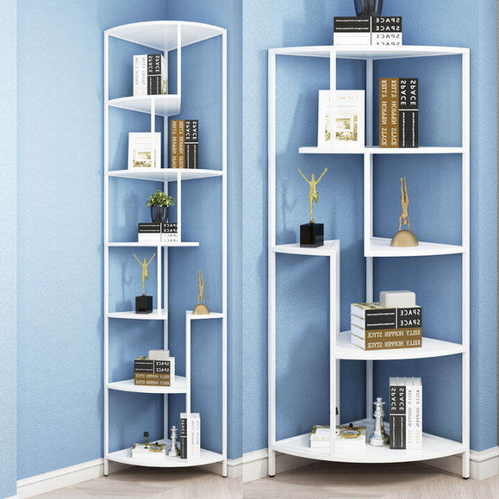 Iron Corner Shelf Corner Shelf Bedroom Storage Bookshelf Living Room