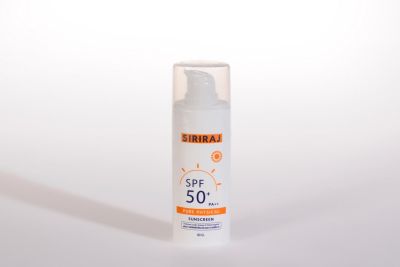 Siriraj physical Sunscreen SPF 50+ Lotion 30g (ครีมป้องกันแสงแดด)