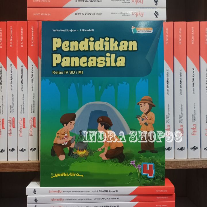 Buku Pendidikan Pancasila Kelas 4 SD/Mi Yudhistira Kurikulum Merdeka ...