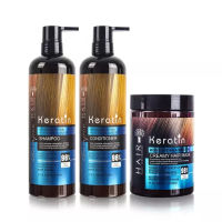 Keratin แชมพู ครีมนวด ทรีทเม้นท์ ครีมหมักผมเคราติน สูตรเข้มข้น กู้ผมเสีย ผมเรียบลื่น ลดผมชี้ฟูConditioner Hair Mask-3777