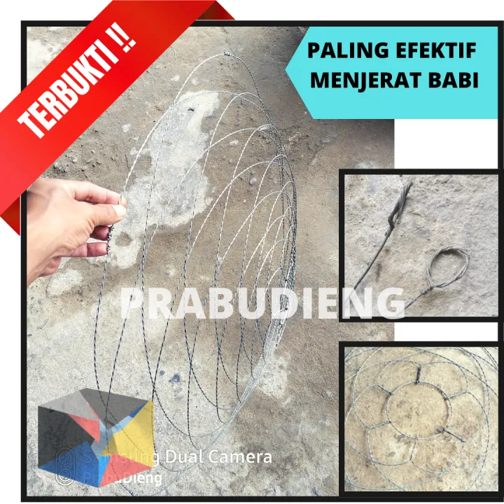 10pcs Perangkap babi KAWAT STANDARD Jerat Jebakan babi Lapun babi hutan