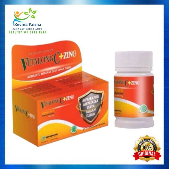 Vitalong C Plus Zinc Isi Kapsul Vitamin C Mg Plus Zinc