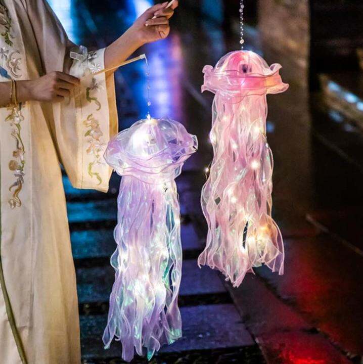 Swim Luminous Jellyfish Lamp Luminous Lantern Night Stall Hot Selling