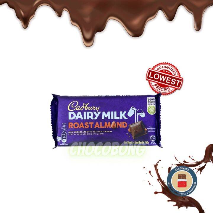 Cadbury Dairy Milk 160g Roast Almond Lazada PH