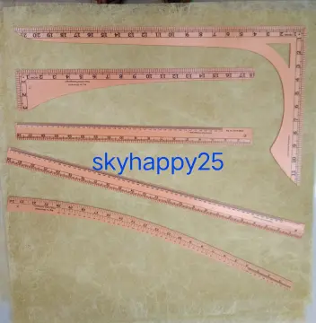 1 Set - 5 pcs Tailor Ruler Multiple Type / Pembaris Tukang Jahit (1 Set - 5  pcs)