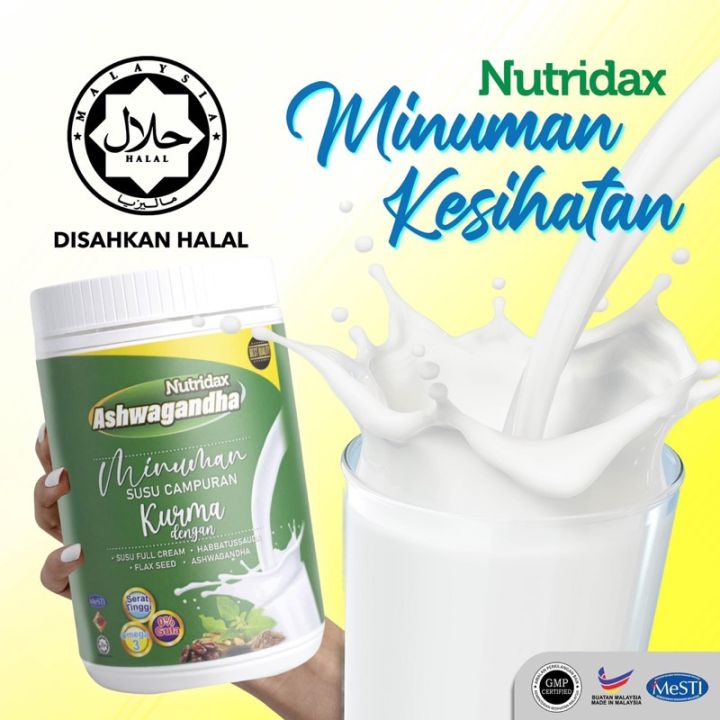 🔥nutridax Ashwagandha Minuman Susu Campuran Lazada 6001