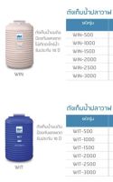 ถังเก็บน้ำปลาวาฬ ขนาด 1500 ลิตร กว้าง 121 สูง 163 ซม.