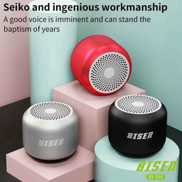 Best Quality Mini Speakers BISEN HI-FI BY-330 Bluetooth Speaker Super Bass Good Quality mini