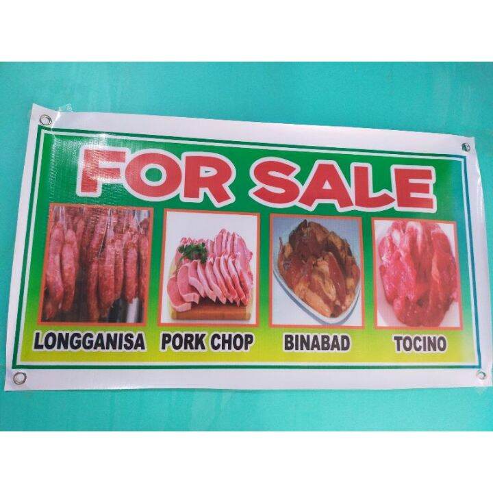 Tarpaulin for Frozen Food ( Langunisa, Pork Chop, Binabad Tocino