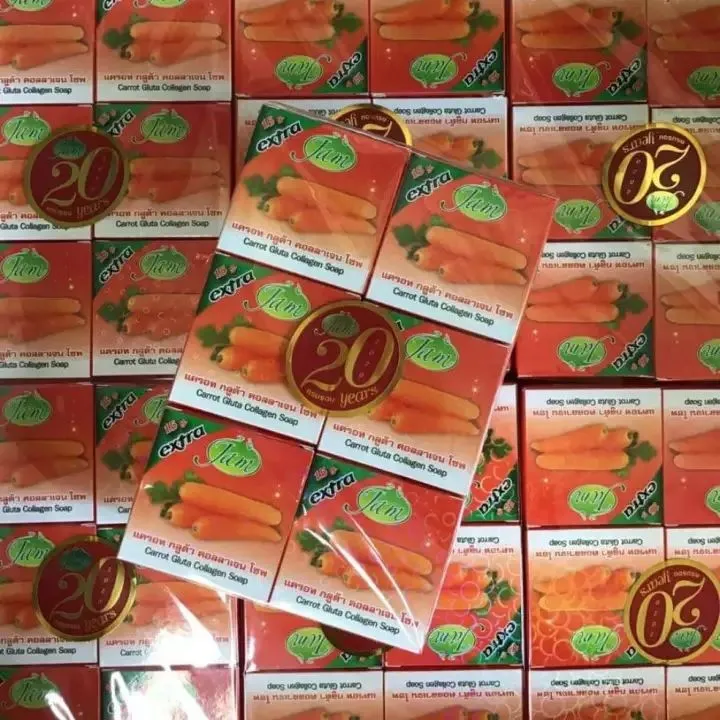 Jam Carrot soap สบู่แครอทแจม แพค 12 ก้อน Lazada.co.th