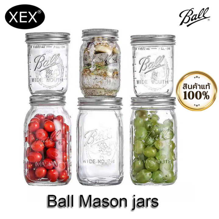 16oz 480ml Wide Mouth Glass Ball Mason Jar - China Glass Jar and Mason Jar  price